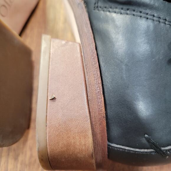 Sarto Nemi Black Leather Zip Up  Booties  Size 6.5 - Picture 11 of 14